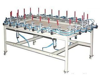 氣動繃網機（高端配置）-嵊州市三恒絲印機械科技有限公司
